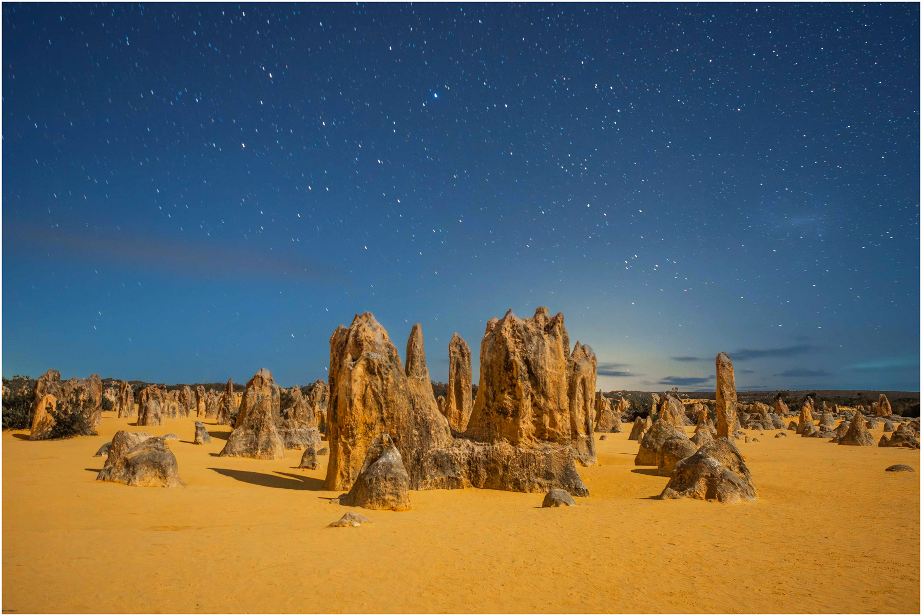 Pinnacles at Night