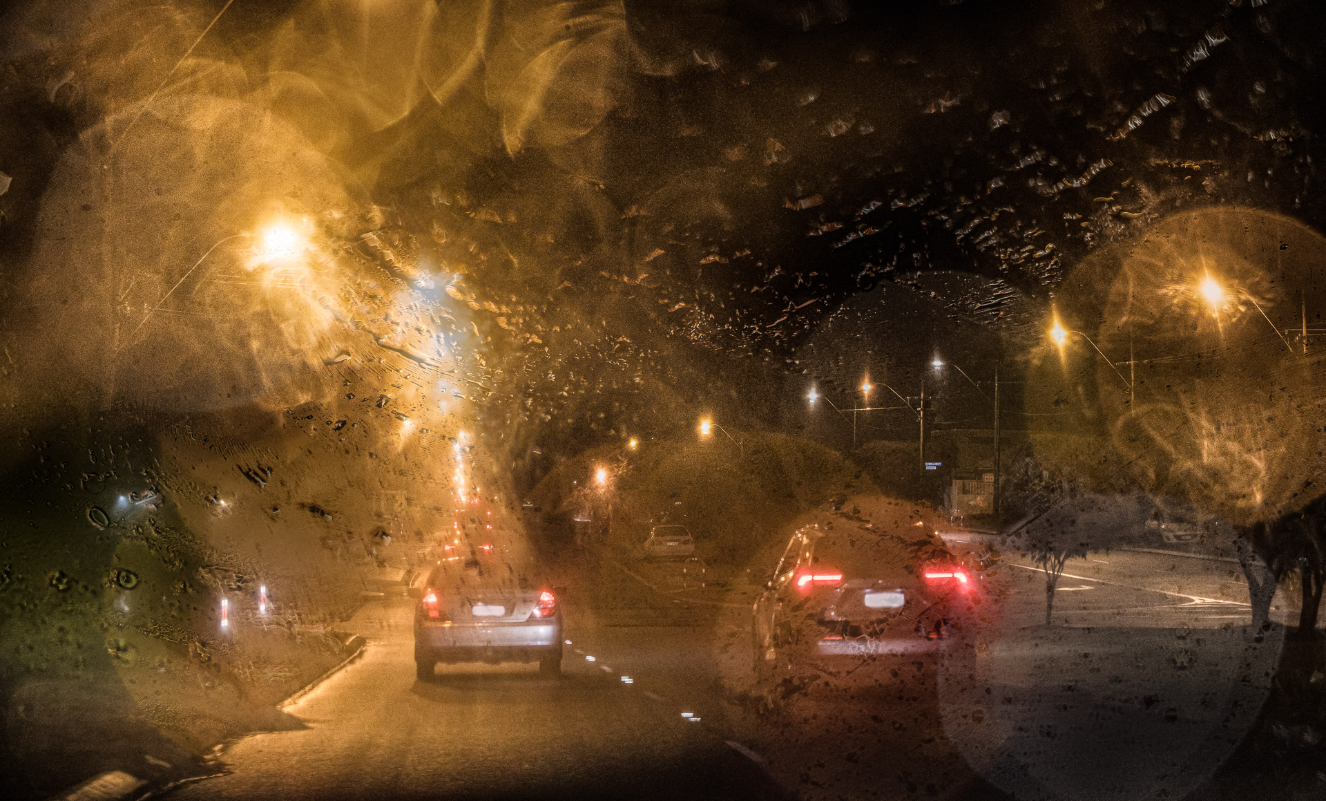 Driving through the Rain