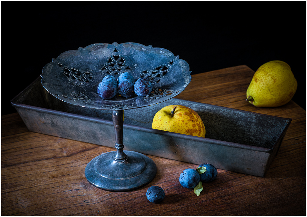 Still Life with Plums