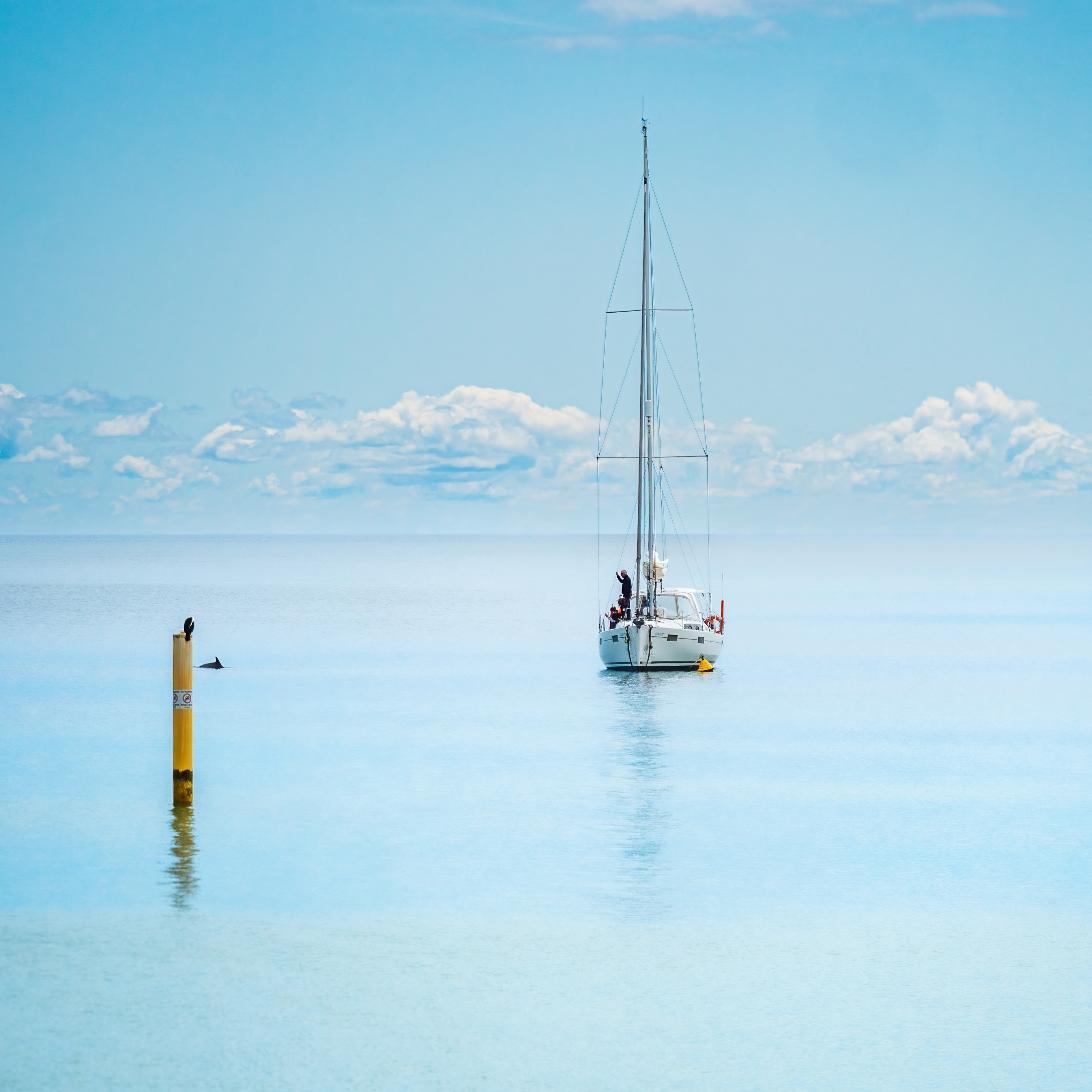 Anchored in the Blue