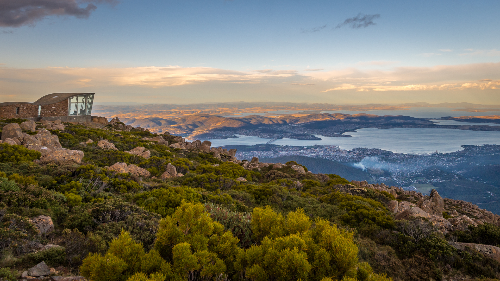 Overlooking Hobart