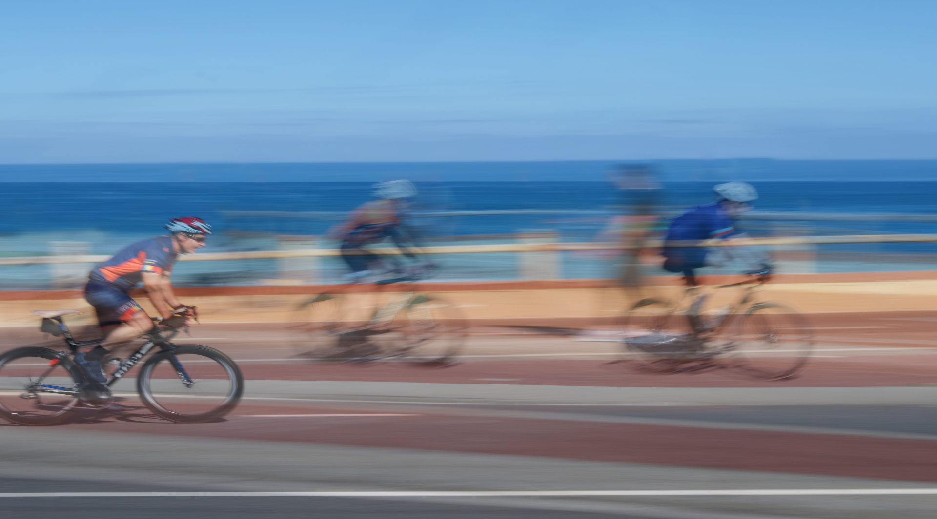 Middle Aged Men in Lycra at Play