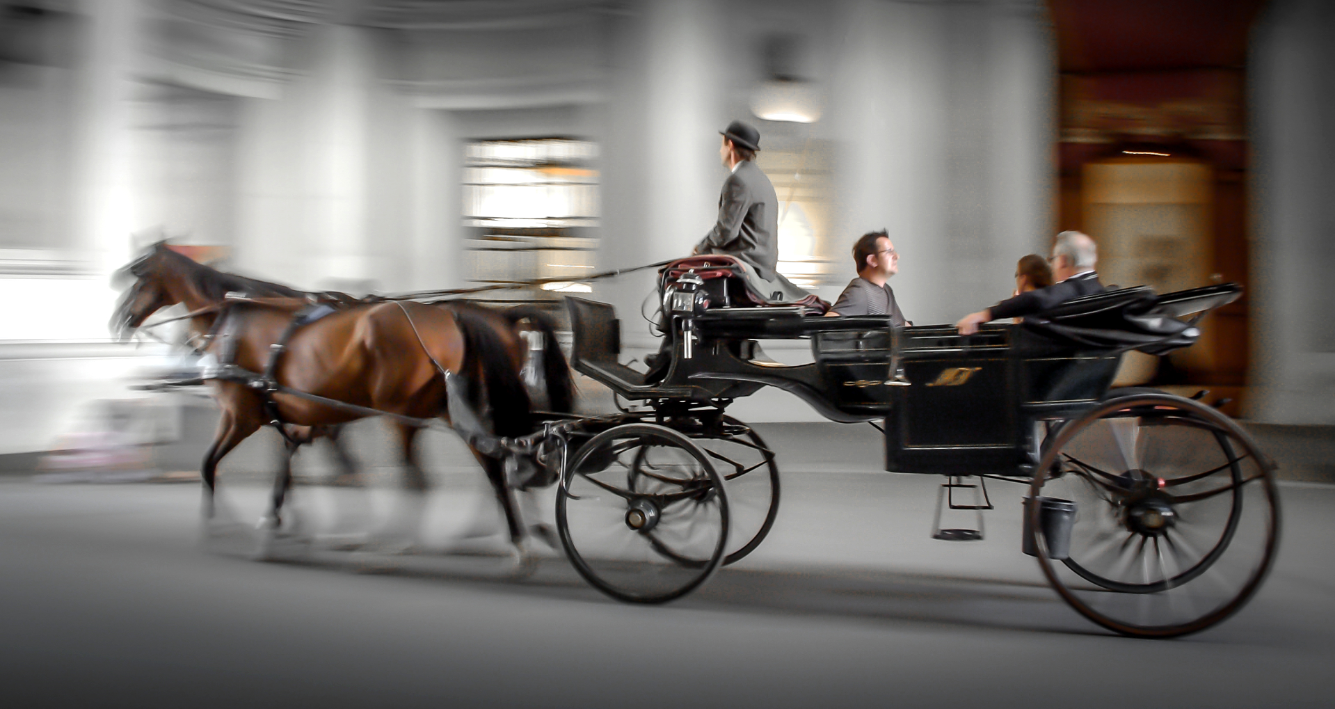 Viennese Horse and Carriage