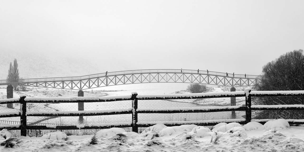 A Snowy Crossing