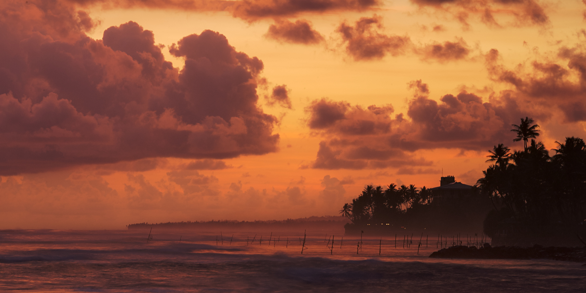 Fishing Stilt Sunset